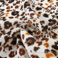 100% Polyester Woven Chiffon Printed Moss Crepe Fabric